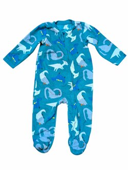 Tyrkysové dupačky teplejší s obrázky pro kluky secondhand Nutmeg Tyrkysové dupačky teplejší s obrázky pro kluky secondhand Nutmeg