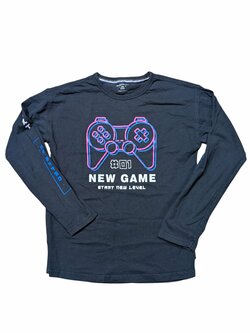 Tmavé triko s obrázkem pro kluky secondhand Reserved Tmavé triko s obrázkem pro kluky secondhand Reserved