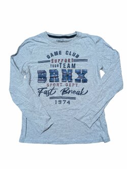 Šedé triko s nápisem pro kluky secondhand pepperts