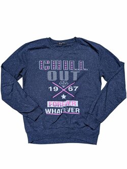 Slabá mikina s nápisem pro holky secondhand Namso