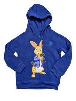 Modrá fleecová mikina pro kluky s králíčkem secondhand Peter Rabbit