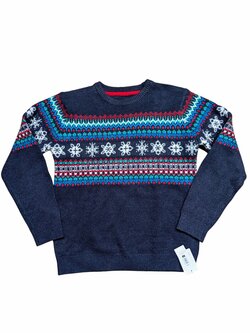 Tmavý svetr pro kluky se vzorem outlet Dunnes Tmavý svetr pro kluky se vzorem outlet Dunnes