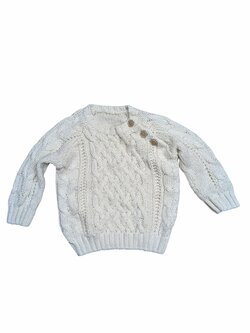 Světlý pletený svetr pro holky secondhand George Světlý pletený svetr pro holky secondhand George