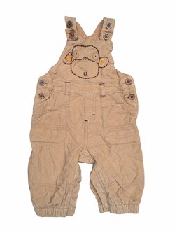 Světle hnědý overal pro kluky žebrovaný secondhand Next Světle hnědý overal pro kluky žebrovaný secondhand Next