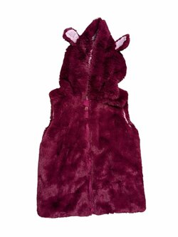 Vínová teplá vesta pro holky secondhand Nutmeg Vínová teplá vesta pro holky secondhand Nutmeg