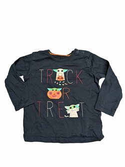 Černé Halloweenské triko pro kluky secondhand George Černé Halloweenské triko pro kluky secondhand George