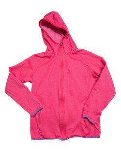 Růžová sportovní mikina žíhaná pro holky secondhand Energetics Růžová sportovní mikina žíhaná pro holky secondhand Energetics