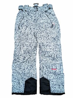 Bílo šedé vzorované oteplováky pro holky secondhand Peak Performance Bílo šedé vzorované oteplováky pro holky secondhand Peak Performance