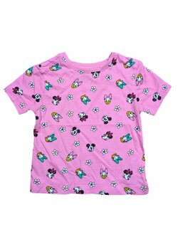 Růžové triko s obrázky pro holky secondhand Disney