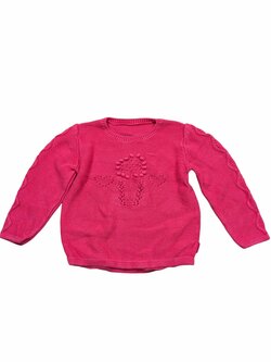 Růžový svetr pro holky secondhand Nutmeg