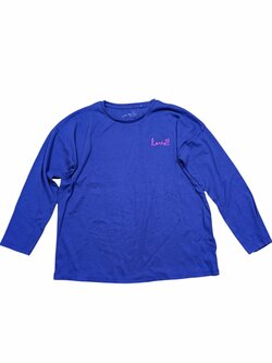 Tmavě modré triko s nápisem pro holky secondhand Next