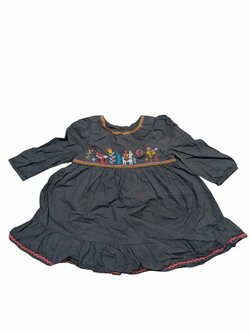 Šedé šaty s obrázky pro holky secondhand Nutmeg Šedé šaty s obrázky pro holky secondhand Nutmeg