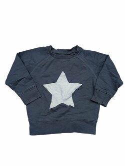 Šedá mikina s hvězdou pro kluky secondhand Next Šedá mikina s hvězdou pro kluky secondhand Next