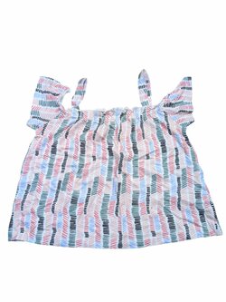 Vzorované triko na ramínkách pro holky secondhand little kids