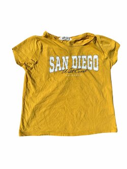 žluté triko pro holky secondhand HM žluté triko pro holky secondhand HM