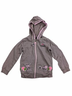 Růžová mikina pro holky s kolouškem secondhand Růžová mikina pro holky s kolouškem secondhand