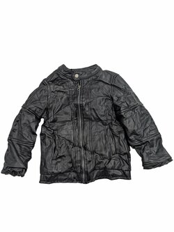 Černá koženková bunda pro holky secondhand Černá koženková bunda pro holky secondhand