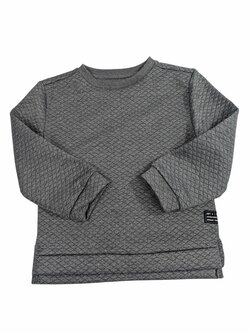 Šedá vzorovaná mikina pro kluky secondhand