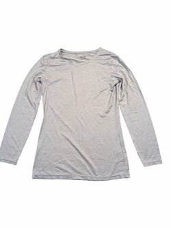 Šedé elastické termo triko s dlouhým rukávem pro holky secondhand Heattech Šedé elastické termo triko s dlouhým rukávem pro holky secondhand Heattech