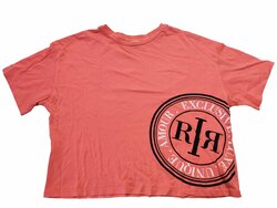 Triko pro holky růžové crop secondhand Triko pro holky růžové crop secondhand