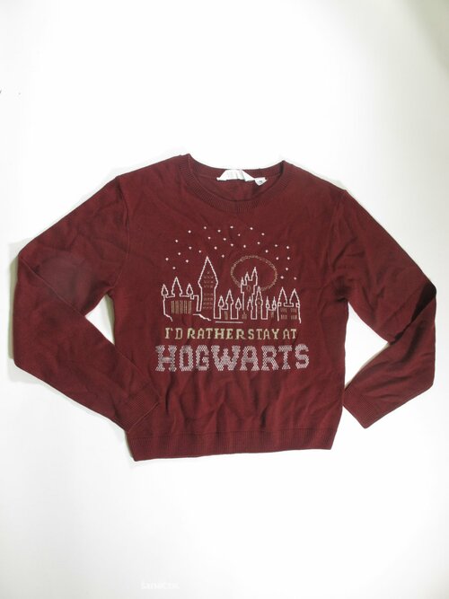 Vínový svetr pro děti slabší secondhand