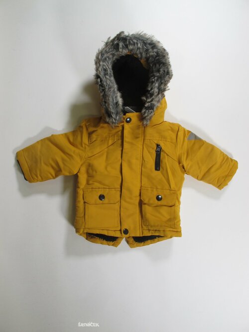 Okrová bunda pro kluky secondhand