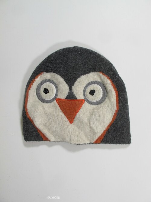 Zimní čepice pro holky tučnák secondhad