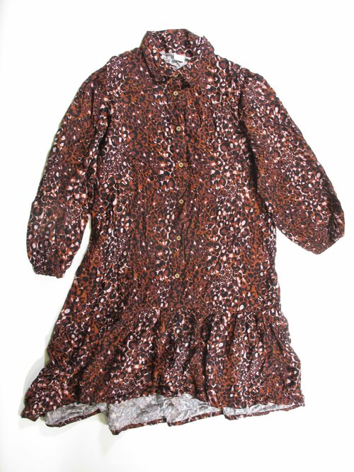 Šaty dl.rukáv pro holky se vzorem secondhand