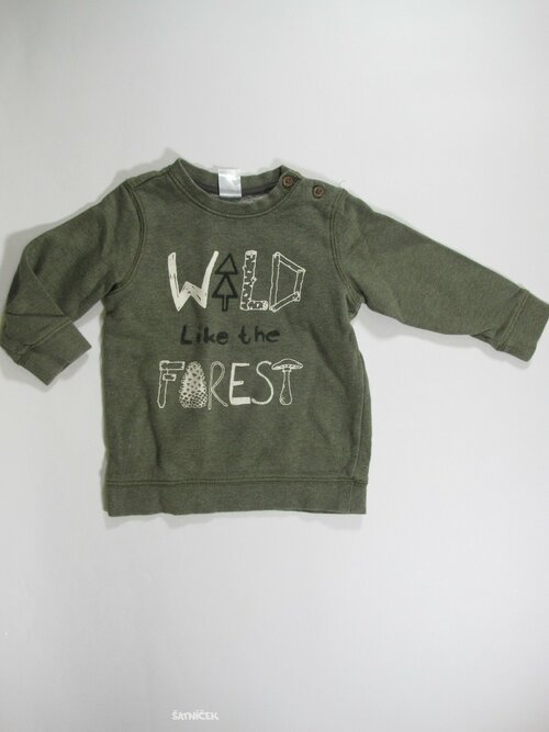 Mikina pro kluky zelená secondhand