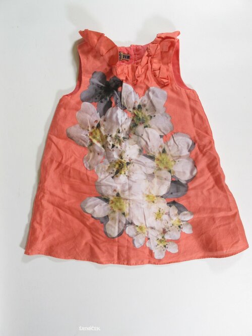 Šaty pro holky lososové secondhand
