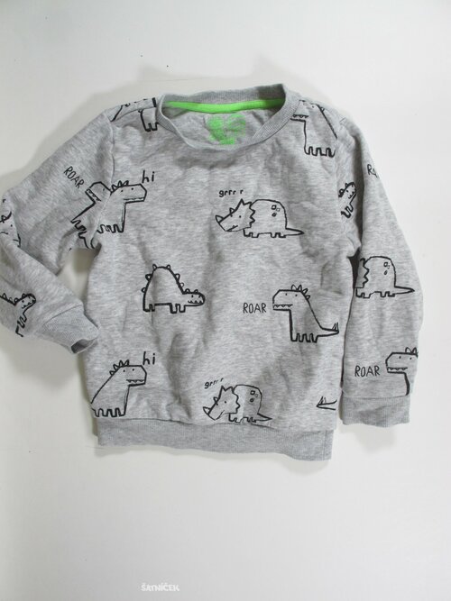 MIkina šedá pro kluky secondhand