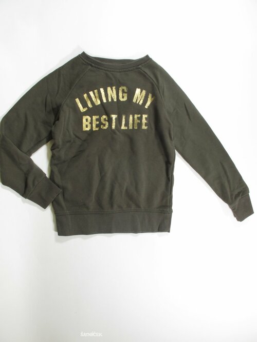 Mikina zelená pro holky secondhand