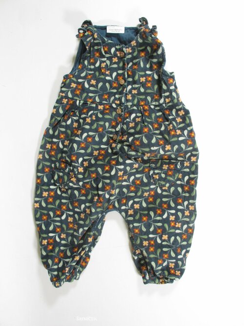 Manžestrové kalhoty kytkované secondhand