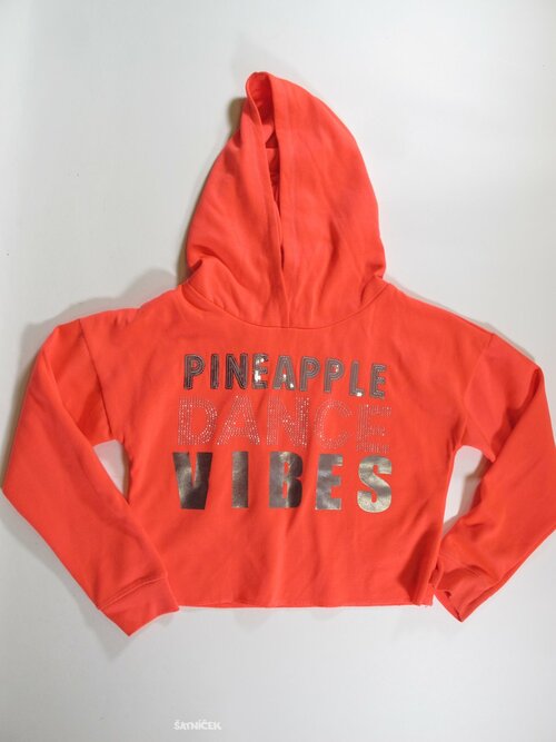 Mikina pro holky růžová crop secondhand