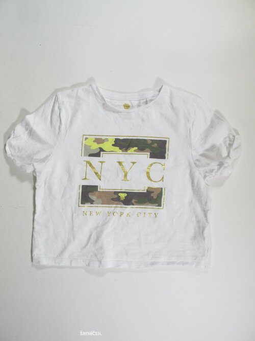 Triko   pro holky bílé crop secondhand