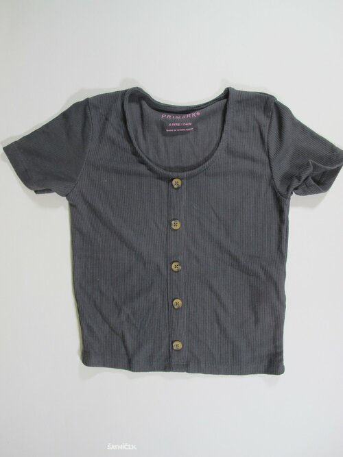 Šedé triko pro holky ,crop secondhand