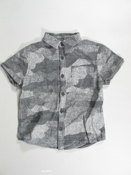 Šedo bílá  košile pro kluky  secondhnad