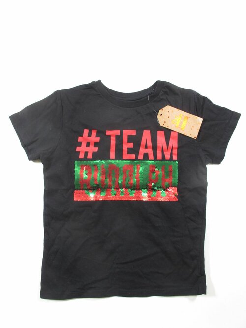 Triko černé s nápisem pro holky outlet 