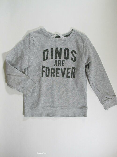 Šedá mikina pro kluky secondhand