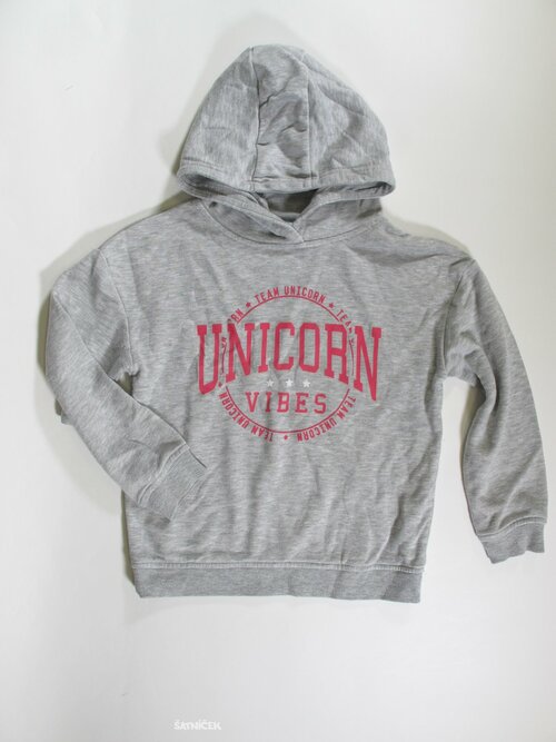 Šedá mikina pro holky secondhand