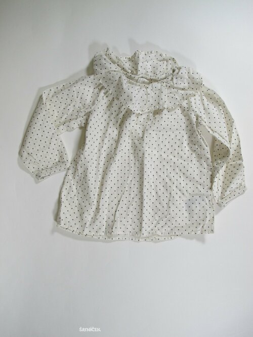 Puntíkovaná halenka pro holky secondhand