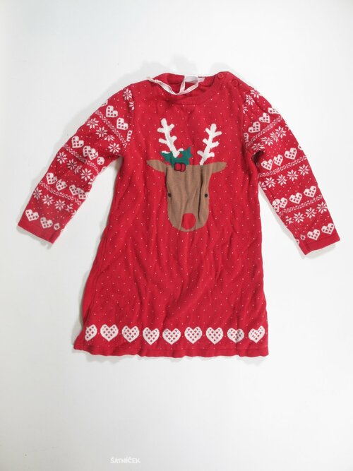 Vánoční šaty pro holky  svetýrkové secondhand