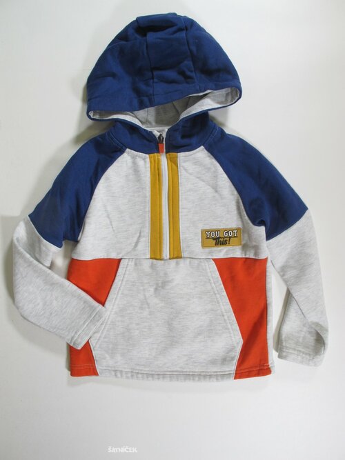 Mikina pro kluky trojbarevná secondhand
