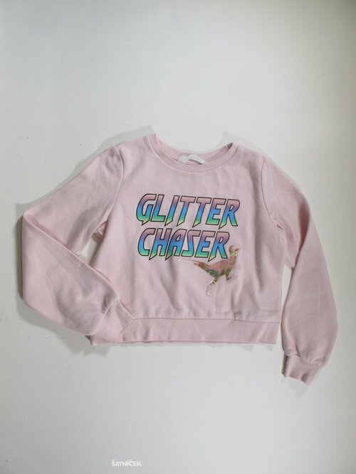 Mikina pro holky růžová secondhand