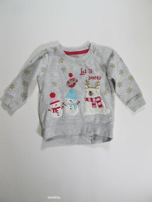 Mikina vánoční pro holky secondhand