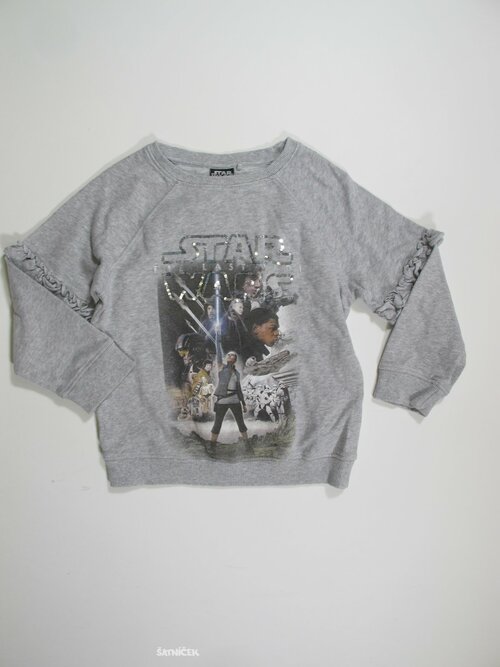 Šedá mikina pro holky secondhand