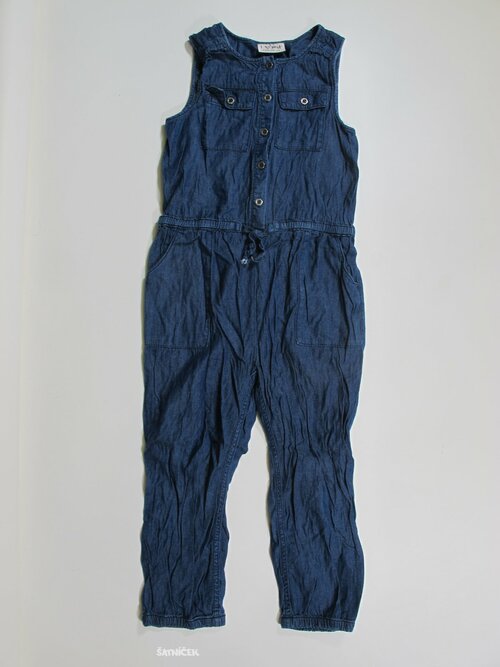 Letní overal slabší modrý secondhand