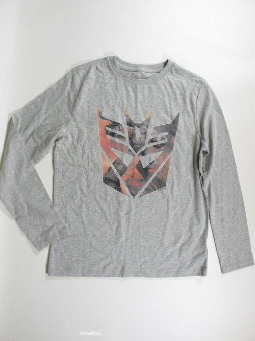 Triko dl rukáv pro kluky šedé secondhand