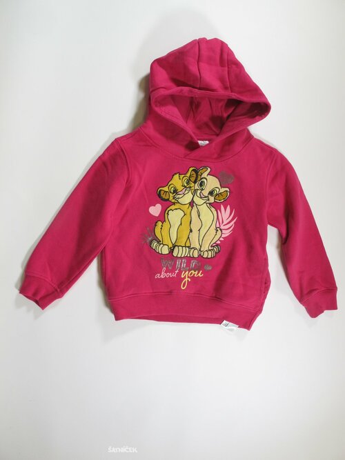 Mikina pro holky růžová secondhand