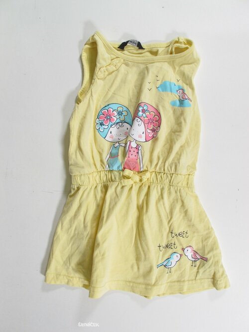 Šaty pro holky žluté secondhand